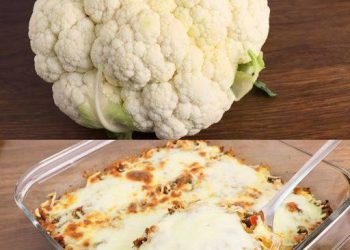 Rezept für Blumenkohl-Hackfleisch-Auflauf