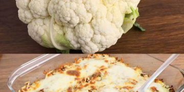Rezept für Blumenkohl-Hackfleisch-Auflauf