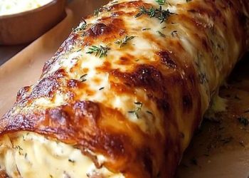 Hackfleisch Käse Rolle