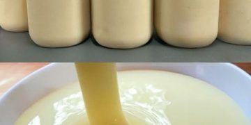 Selbstgemachte Kondensmilch mit 2 Zutaten: lecker und ergiebig