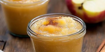 Apfelmus-Vanillepudding-Kuchen