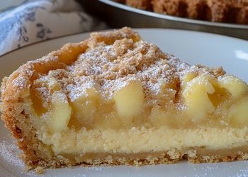 Apfelmus-Vanillepudding-Kuchen