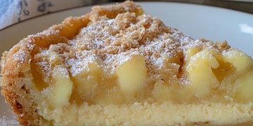 Apfelmus-Vanillepudding-Kuchen