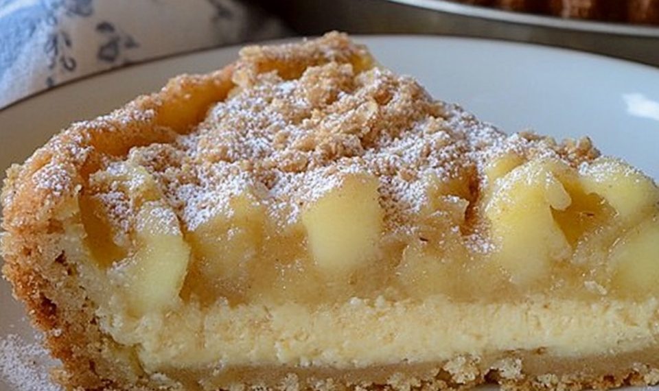 Apfelmus-Vanillepudding-Kuchen