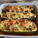 Gefüllte Zucchini mit Hackfleisch und Käse