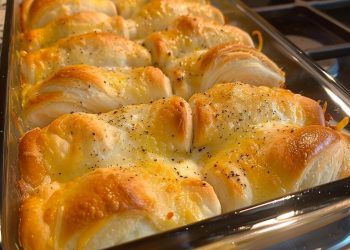 Auflauf mit Hühnchen und Bubble Biscuit