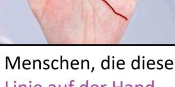 Menschen, die diese Linie auf der Hand haben, sind etwas ganz Besonderes
