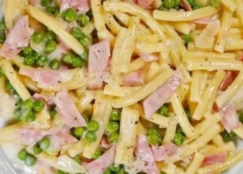  Makkaroni mit Schinken