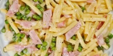  Makkaroni mit Schinken