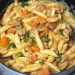 Schupfnudel-Hähnchen-Gemüsepfanne