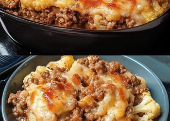 Blumenkohl mit Hackfleisch, wahnsinnig lecker