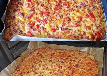 Schüttelpizza ein Blitzrezept, backe ich jeder Woche