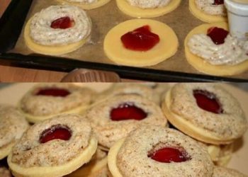 Fantastische Kekse mit Wallnuss Schnee