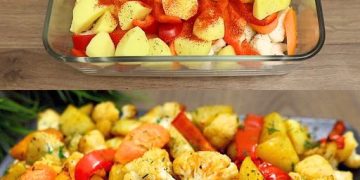 Gemischtes geröstetes Gemüse