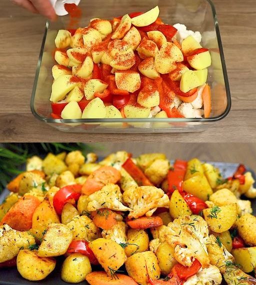 Gemischtes geröstetes Gemüse