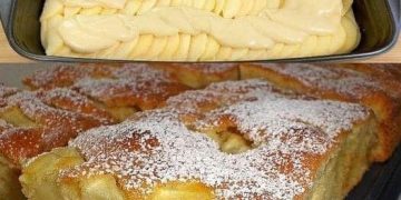 Apfelkuchen in 10 Minuten, meine Familie fragt ständig wann ich ihn wieder backe