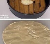 Erinnert an Tiramisu, aber in nur 10 Minuten gemacht: Eine Torte mit Biskuit und cremiger Füllung, für die Sie keinen Ofen benötigen (REZEPT)