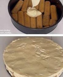 Erinnert an Tiramisu, aber in nur 10 Minuten gemacht: Eine Torte mit Biskuit und cremiger Füllung, für die Sie keinen Ofen benötigen (REZEPT)