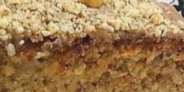 Omas Apfel Zimt Nusskuchen, gelingt im Handumdrehen!