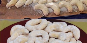 Achtung das ist Suchtgefahr, Vanillekipferl nach Omis Rezept!