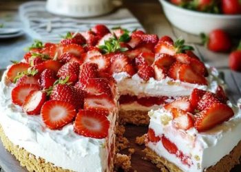 Achtung Suchtfaktor Erdbeerkuchen ohne Backen besser als Erdbeereis