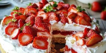 Achtung Suchtfaktor Erdbeerkuchen ohne Backen besser als Erdbeereis