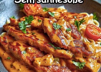 Schnitzelstreifen in 20 Minuten auf dem Tisch