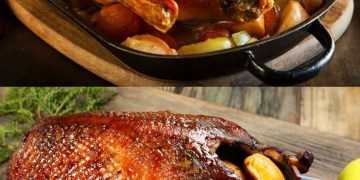 Knusprig gebratene Schweinshaxen: Das perfekte Festtagsgericht für Fleischliebhaber!