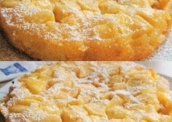 Der einfachste Apfelkuchen in 10 Minuten mit nur 3 Äpfeln!