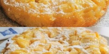 Der einfachste Apfelkuchen in 10 Minuten mit nur 3 Äpfeln!