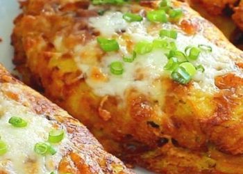 Knusprige Kartoffeln mit einer saftigen Füllung