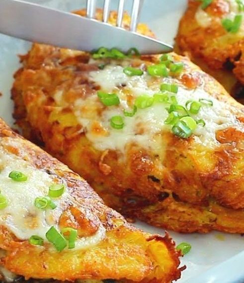 Knusprige Kartoffeln mit einer saftigen Füllung