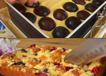 Französischer Pflaumenkuchen