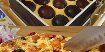 Französischer Pflaumenkuchen