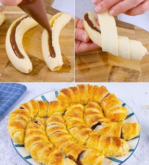 Schokobanane im Blätterteig: So einen einfachen und leckeren Snack haben Sie noch nie probiert!