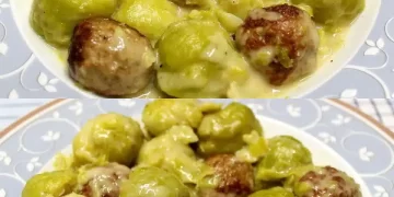 Rosenkohleintopf mit Hackbällchen in 30 Minuten