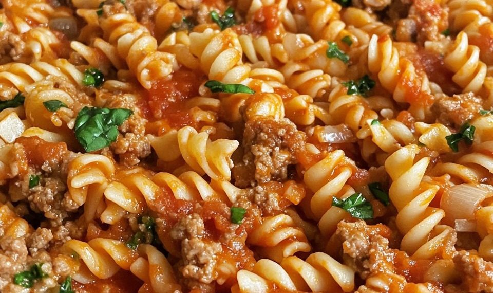 Nudelauflauf mit Hackfleisch