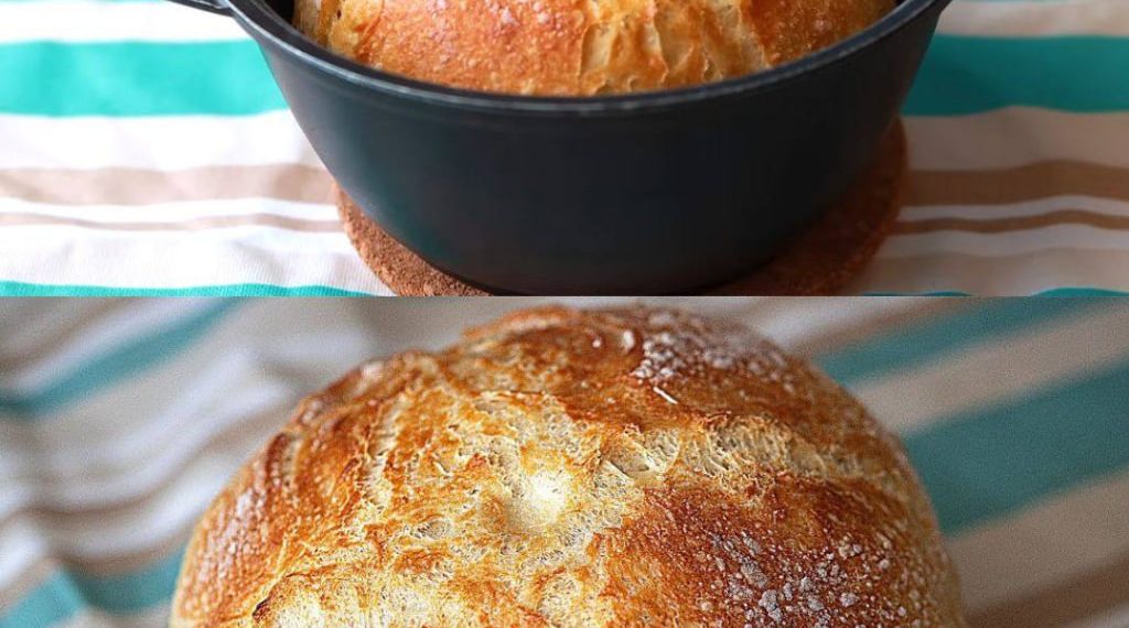 Nur 4 Zutaten! Dieses hausgemachte Brot kann jeder backen!