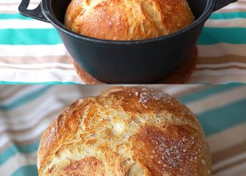 Nur 4 Zutaten! Dieses hausgemachte Brot kann jeder backen!
