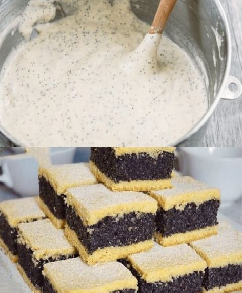 Omas Mohnkuchen, bereite ich mindestens einmal im Monat