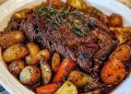 WÜRDEST DU DIESEN SCHMORBRATEN MIT KAROTTEN UND KARTOFFELN ESSEN? 