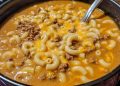 Vol llecker, Makkaroni Cheeseburger Suppe mit Suchtpotenzial