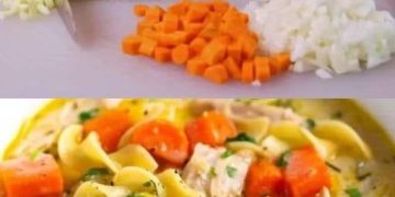 Cremige Hühnersuppe