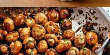 Garantiert lecker, Knoblauch Champignons wie vom Jahrmarkt
