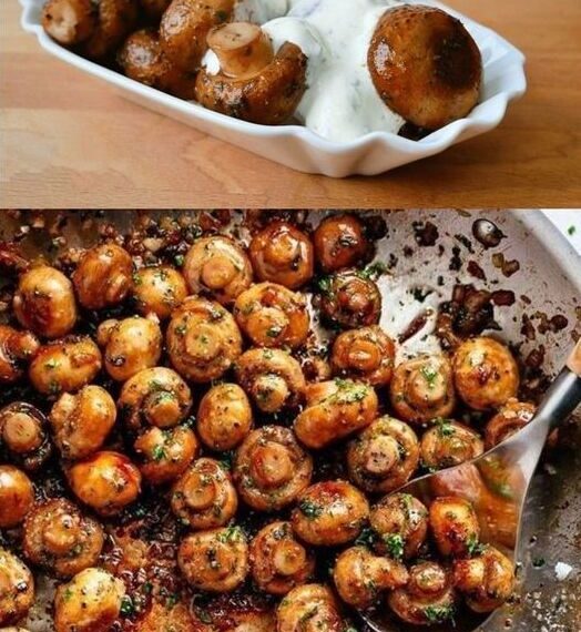 Garantiert lecker, Knoblauch Champignons wie vom Jahrmarkt