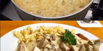 Schwarzwälder Jägersauce mit Champignons in 15 Minuten gemacht