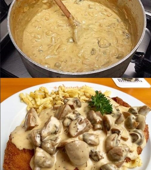 Schwarzwälder Jägersauce mit Champignons in 15 Minuten gemacht