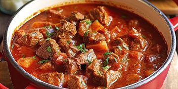 Original Ungarisches Gulasch, ich kann nie genug haben