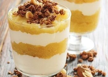 Fantastischer Bratapfel Dessert für Weihnachten