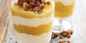 Fantastischer Bratapfel Dessert für Weihnachten